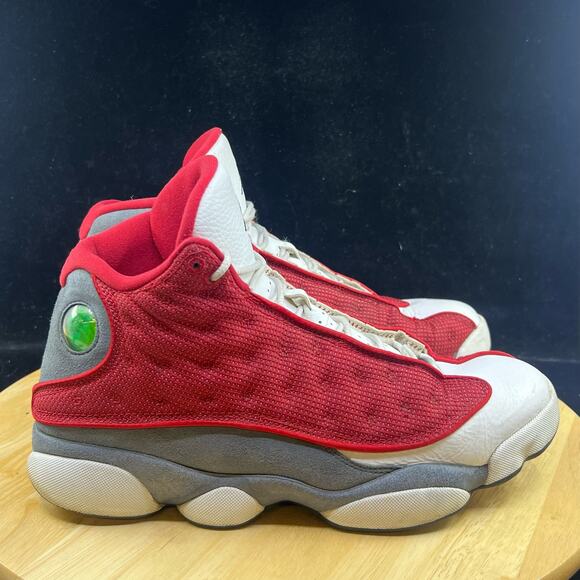 Jordan 13 Retro Shoes Mens Size 10 Gym Red Flint Grey DJ5982-600 - Picture 5 of 10